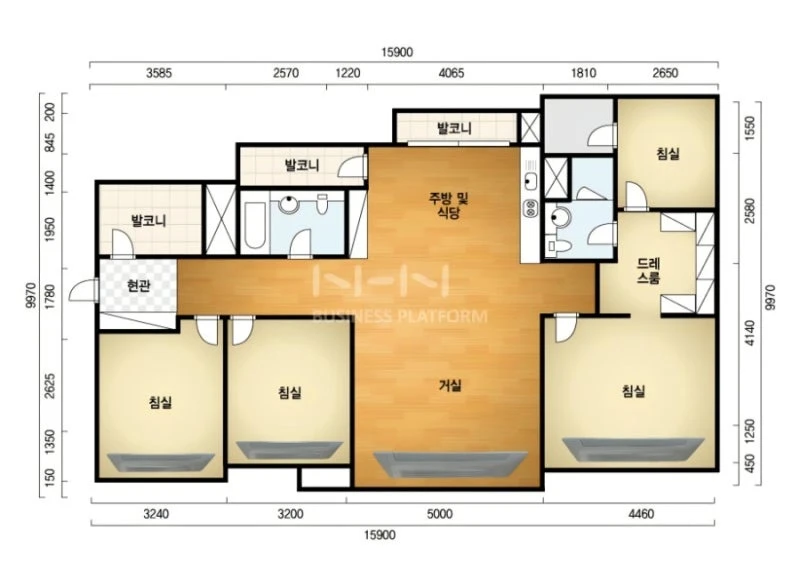 남양주 진접 신안인스빌 시스템에어컨 4대 설치 후기, 구축 아파트 인테리어 현장 시공 · 시공 사진 2