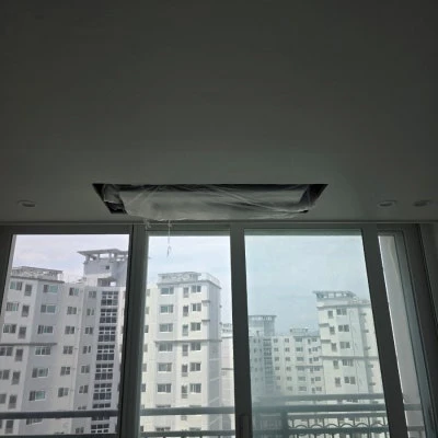 남양주 진접 신안인스빌 시스템에어컨 4대 설치 후기, 구축 아파트 인테리어 현장 시공 · 시공 사진 15