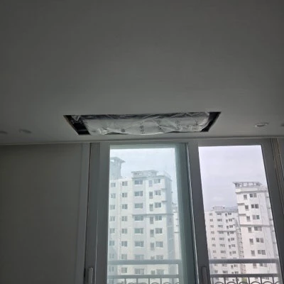남양주 진접 신안인스빌 시스템에어컨 4대 설치 후기, 구축 아파트 인테리어 현장 시공 · 시공 사진 16