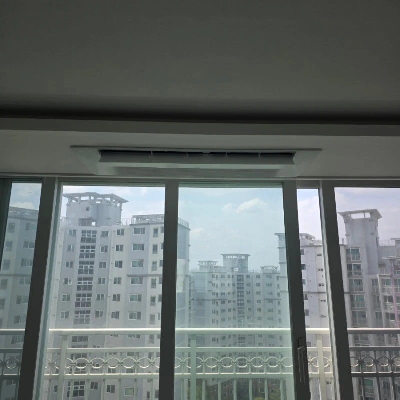 남양주 진접 신안인스빌 시스템에어컨 4대 설치 후기, 구축 아파트 인테리어 현장 시공 · 시공 사진 18