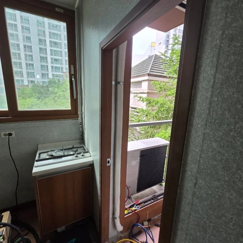 동탄 시스템에어컨 설치, 비용을 아끼면서 진행한 방법은? · 시공 사진 22