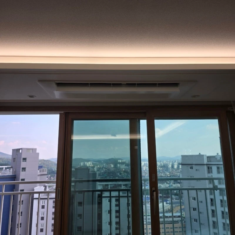 살고 있는 집도 가능할까? 천안 신부동 디이스트 시스템에어컨 거주중 시공 후기 · 시공 사진 14