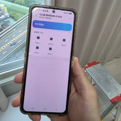 삼성 시스템에어컨 와이파이키트(AIM-H04N), 설치하는 이유가 분명합니다. · 시공 사진 40