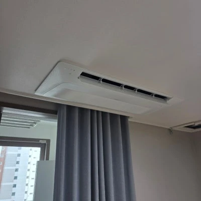 평택 동문굿모닝힐 시스템에어컨 거주 중 보양시공 후기 · 시공 사진 22
