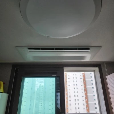 평택 동문굿모닝힐 시스템에어컨 거주 중 보양시공 후기 · 시공 사진 24
