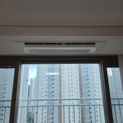 평택 동문굿모닝힐 시스템에어컨 거주 중 보양시공 후기 · 시공 사진 25