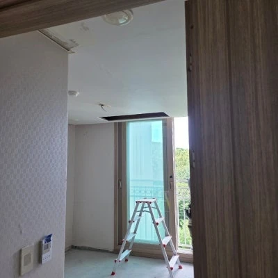 진접 신안인스빌 인테리어 공정에 맞춘 시스템에어컨 신규 설치 시공 후기 · 시공 사진 5