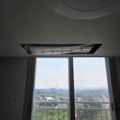진천 영무예다음 시스템에어컨 4대, 전기공사까지 꼼꼼하게 · 시공 사진 26