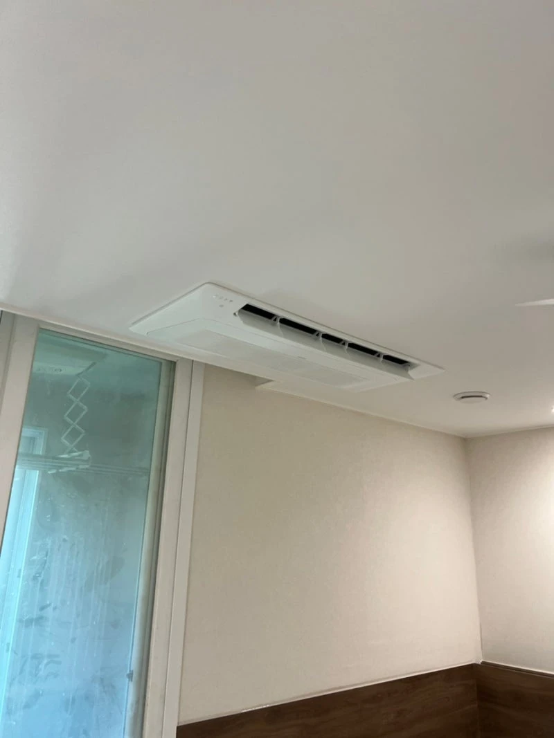 동탄 목동 이편한세상 시스템에어컨 마감작업 후기 · 시공 사진 7