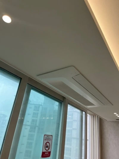 진접 신안인스빌 시스템에어컨 마감작업 후기 · 시공 사진 10