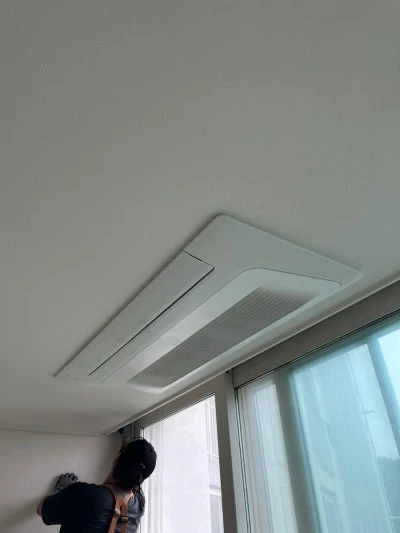 진접 신안인스빌 시스템에어컨 마감작업 후기 · 시공 사진 13