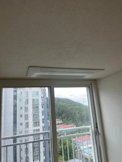 남양주 진접 원일궁의문 시스템에어컨 마감작업 후기 · 시공 사진 5