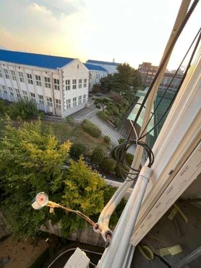 용산 보광동 삼성리버빌 구축 아파트 시스템에어컨 설치 시 주의해야 할 선배관 시공 포인트 · 시공 사진 12